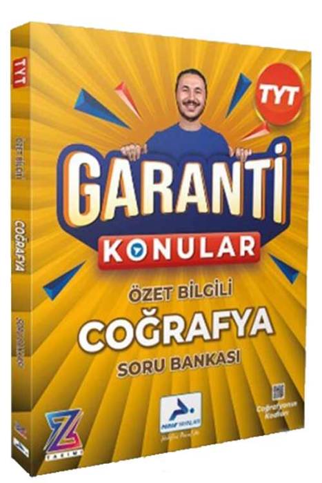 Z Takımı TYT Coğrafya Garanti Konular Video Soru Bankası Paraf Yayınları