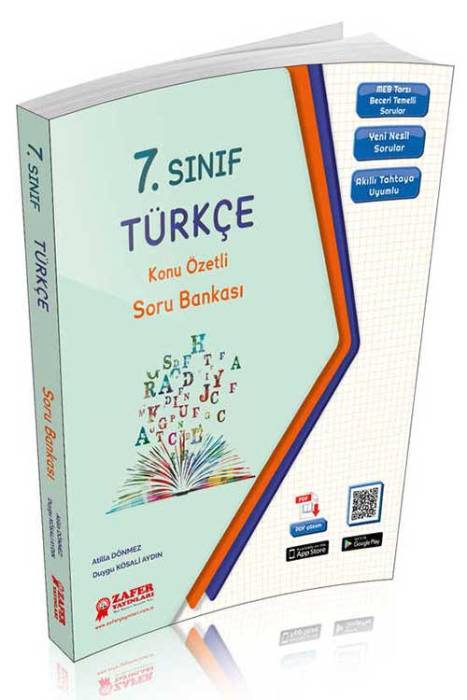 Zafer 7. Sınıf Türkçe Soru Bankası Zafer Yayınları