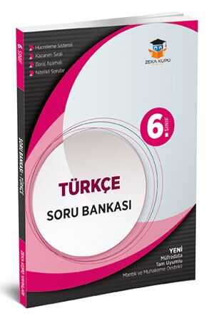 Zeka Küpü 6. Sınıf Türkçe Soru Bankası Zeka Küpü Yayınları