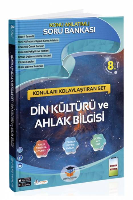 Zeka Küpü 8.Sınıf LGS Din Kültürü Konu Anlatımlı Soru Bankası Zeka Küpü Yayınları